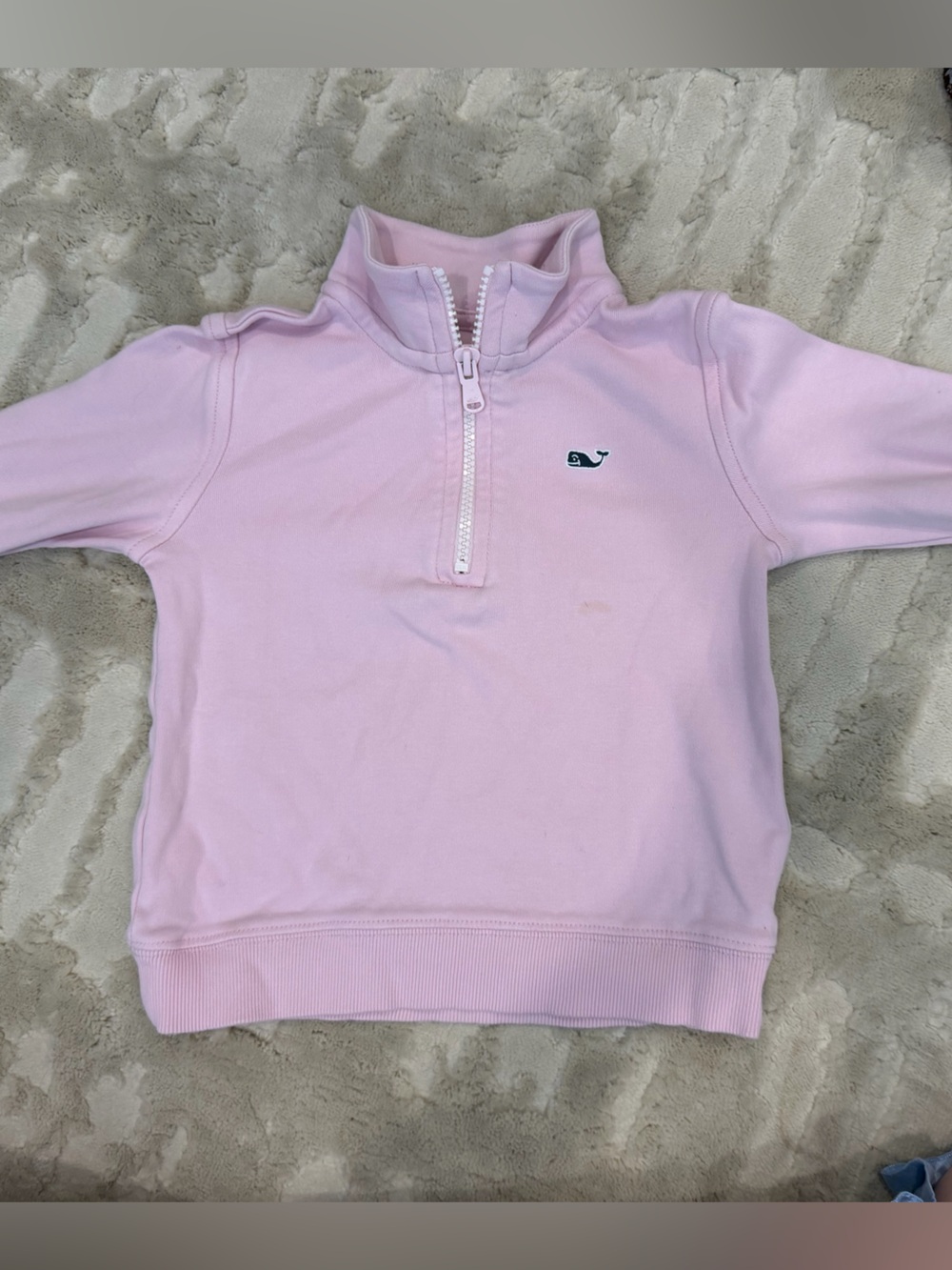 Vineyard Vines Light Pink Half-Zip Sweatshirt